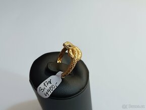 ZAMLUVENO  22. Zlatý prsten ve tvaru hada 14kt - 3