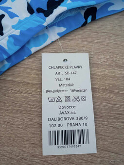 Chlapecké plavky vel.104 N.O.V.É. - 3