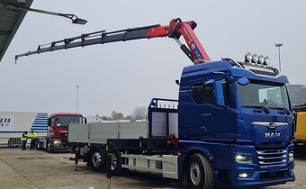 MAN TGX 26.510 - 6x2 – Valník + HR-HMF 3220K-RCS – EURO 6 - 3