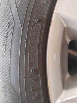 Prodám ALU kola r19 Mazda 5x 114,3, 7j,et50 pneu letní 225,5 - 3
