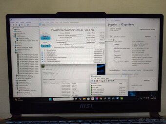 Herní MSI,4050 RTX-6gb,DDR5-5600Mhz,i5-12-Gen-ToP-ZÁRUKA - 3