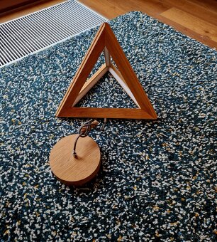 Závěsné svítidlo Dieter Knoll, Dub, Triangl - 3