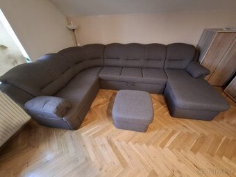 Rohová rozkládací sedačka - 3