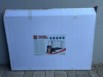 Klec Dog Fantasy skládací XL černá 2 dveře 106x69x77cm - 3