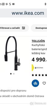 Nová kuchyňská dřezová baterie IKEA - 3