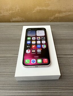 Apple iPhone 13 mini 128GB růžový, baterie 100% - 3