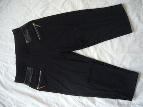 Legíny s koženkovými doplňky - 3