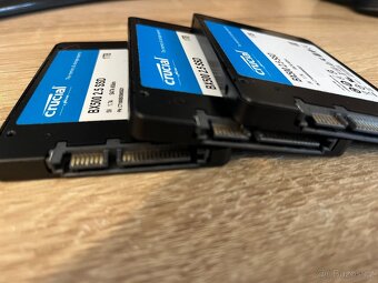 Zcena nové,nevyužité,rychlé SSD disky 1TB CT1000BX500SSD1 - 3