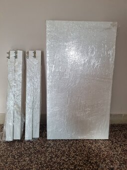Rozkládací stůl IKEA BJURSTA - 90x55 (95) cm - bílý - 3