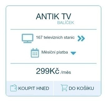 AntikTV voucher 12 měsíců IPTV jako sledovaniTV LepsiTv o2tv - 3