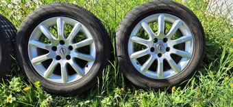 Alu kola Opel Astra H 5x110 6,5x16 ET37 205/55r16 letní 125 - 3