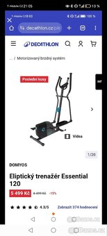 Eliptický trenažér Domyos - 3