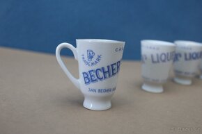 PRODÁNO - Porcelánové likérky Jan Becher - 4ks - 3