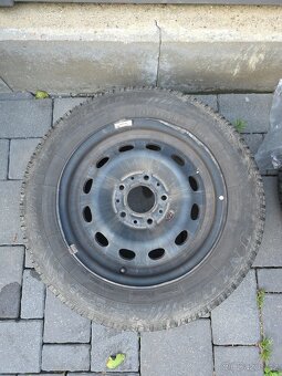 BMW plechová kola R15 + zimní Dunlop 195/65 R15 - 3