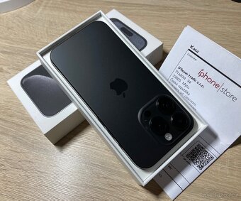 Apple iPhone 15 Pro 128gb černý titan-komplet,záruka,2xkry - 3