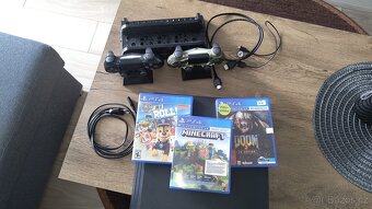 Plystation 4 PRO - 1TB + 2x dualshock ovladač a hry - 3