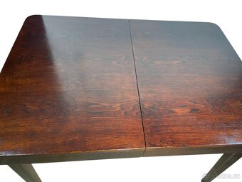 Starožitný rozkládací jídelní stůl – Jindřich Halabala - 3