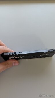 Paměť RAM DDR4 8GB (1x8GB) 2666mhz CL16 HyperX Fury RGB - 3