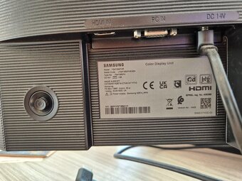 monitor SAMSUNG 24" Full HD, málo používaný, jako nový - 3