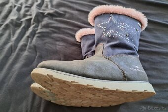 Kozačky dětské modré vel. 34 Tom Tailor - 3