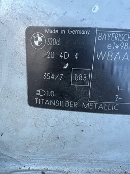 Bmw e46 320D Touring  110kw Fl Díly - 3