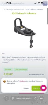 Dětská autosedačka Joie (vajíčko) - 3