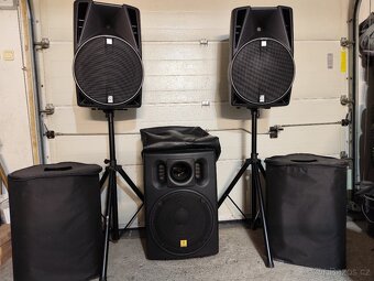 Prodám aktivní aparatůru+dj mixpult a bezdrátové mikrofony - 3