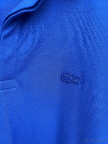 Pánské modré tričko polo od Lacoste - 3