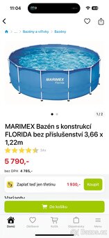Bazén MARIMEX FLORIDA+ písková filtrace NOVÉ - 3