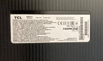Televize TCL 55P610 - 3