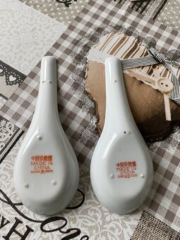 Retro souprava z čínského porcelánu II - motiv květiny - 3