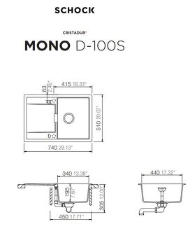 Schock Cristadur MONO D-100S Magma NOVÝ NEVYBALENÝ - 3