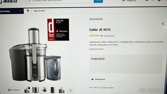 Odšťavňovač Catler JE 4010 - 3