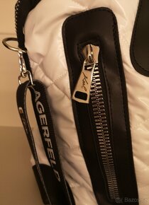 Športová taška Karl Lagerfeld - biela - 3