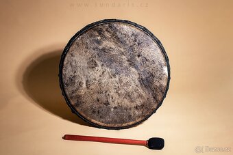 Šamanský Buben Chlupatou Blánou 40 cm - 3