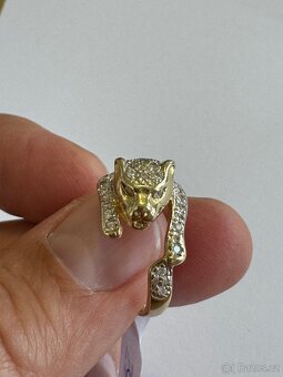 Zlatý prsten 14k 585/1000 - 3