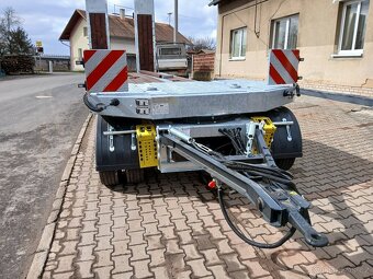 Přívěs na kompresor, vrtná souprava, harvestor, bagr, - 3