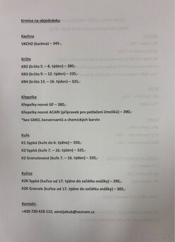 Krmná směs pro nosnice - bez chem. konzervantů, barviv, GMO - 3