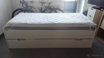Postel s výsuvným šuplíkem na druhé lůžko - 3
