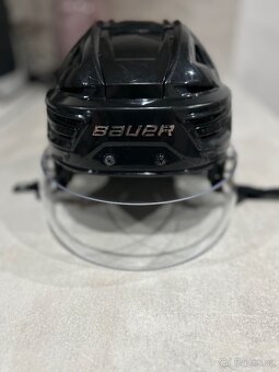 ✅ PROFI PRILBA BAUER - RE- AKT 155 - veľkosť M - BLACK ✅ - 3