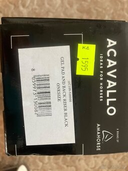 Korekční gelová podložka Acavallo na zadní část zad - 3