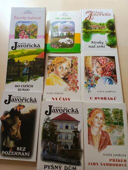 Vlasta Javořická romány - 3