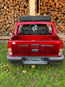 Dětské elektrické autíčko Ford Raptor červené - 3