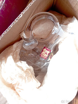 Broušená karafa na ocet/olej ze sklárny Rückl a synové s.r.o - 3