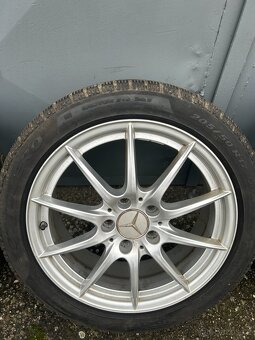 Alu kola R17 5x112 Mercedes + zimní pneu 205/50/17 - 3