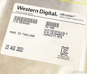WD ULTRASTAR HUS728T8TALE6L4 8TB - nový - 3