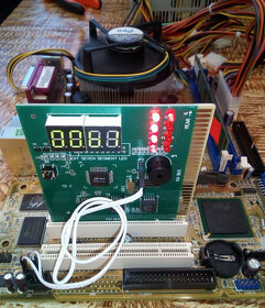 Diagnostická karta nové / historické a staré PC. PCI, ISA - 3