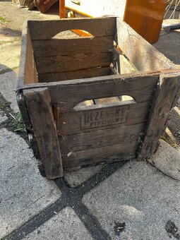 Stará starožitná bedna Plzeňské pivovary - 3