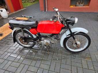 Jawa 23 Mustang bez TP, červený 3. - 3