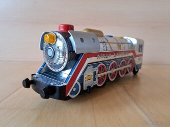 Stará retro hračka - Lokomotiva - Windy Express - 3